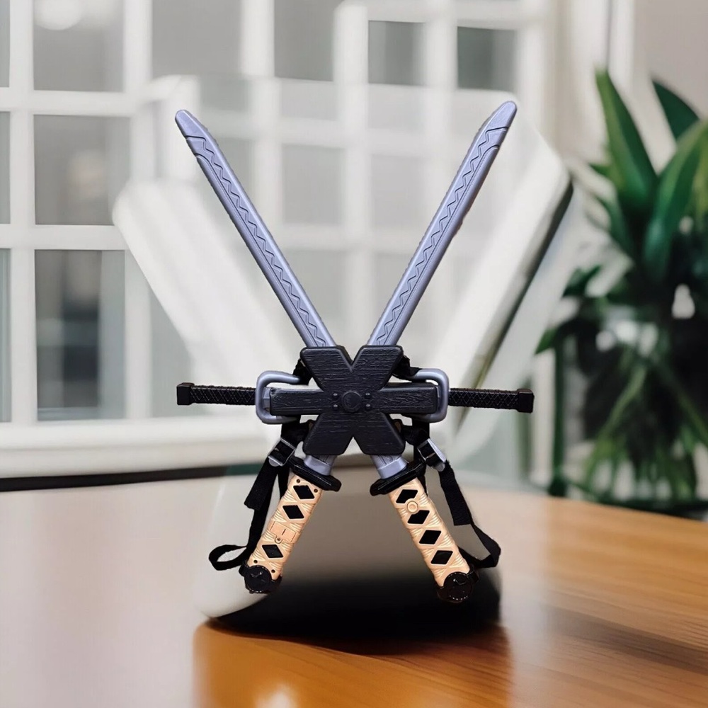 Ninja Swords Costume Accessories Wearable Pretend Play